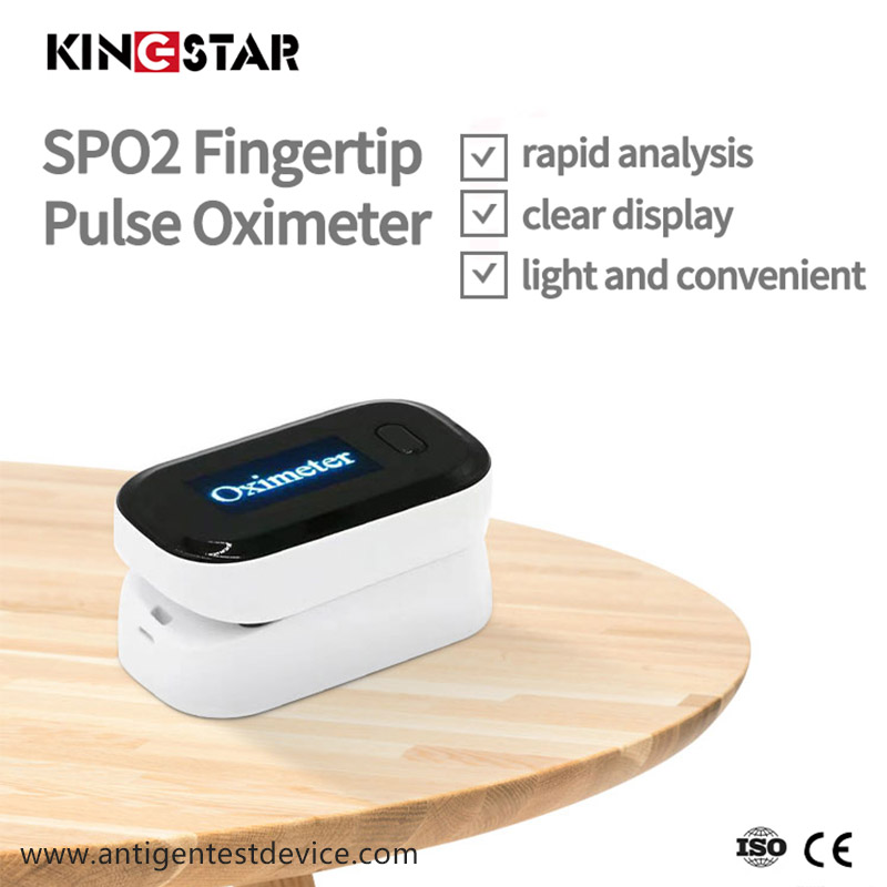 Bærbar LED-skærm SPO2 fingerspidspulsoximeter